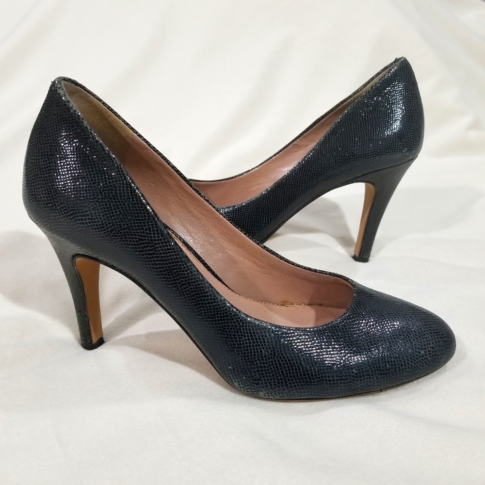 Vince Camuto Dotted Work Pumps Blue/Grey Size 6